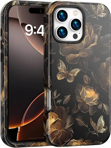 Vista 11 de ANNSD Funda para iPhone 13 Pro Max, con protector de pantalla, protector de lente de cámara y soporte de anillo, funda protectora de cuerpo completo