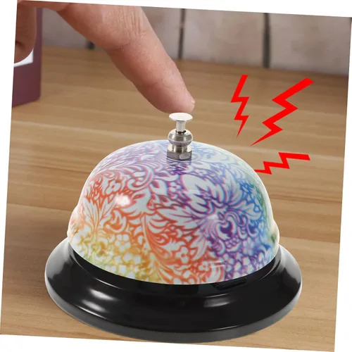 Vista 3 de Ring The Bell - Timbre de timbre de timbre para teléfono, decoración de mostrador de luz, campanas de iglesia, servicio de recepción, campana