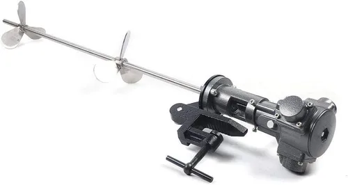 Vista 5 de Mezclador de pintura neumática, máquina mezcladora de aire de barril de 1/2 HP, mezclador de pintura y barro para mezcla de pintura de 50 galones