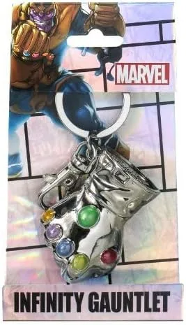Vista 2 de Marvel Thanos Guante peltre clave Anillo