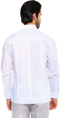 Vista 8 de Mojito Collection Guayabera de polialgodón de manga larga