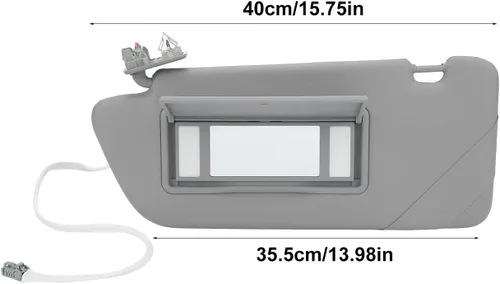Vista 4 de Reemplazo de visera solar, 8163EG 98158119ZQ 98158116ZQ - Visera solar para automóvil del lado izquierdo del conductor para 2008 3008 308 308S 408