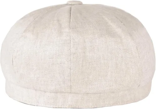 Vista 4 de BOTVELA Gorra de lino para hombre con diseño de espiga transpirable de verano