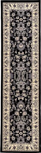 Vista 62 de Unique Loom Sialk Hill Collection - Alfombra de área Washington (6' 1" x 9' Rectángulo Burdeos/Crema)