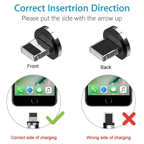 Vista 6 de Conector magnético Terasako (5 unidades), cabezal de puntas magnéticas compatible con i-Products