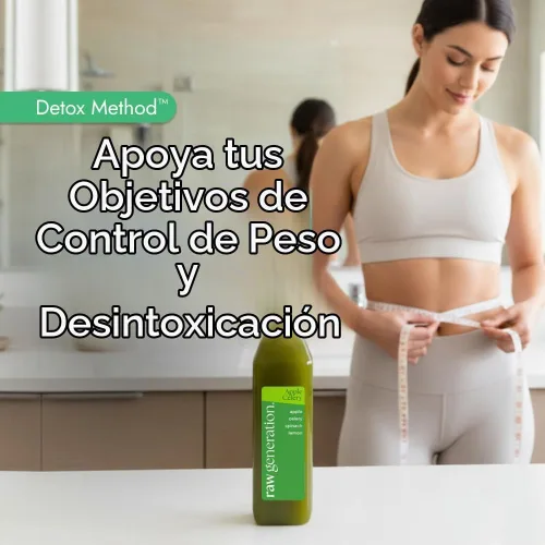 Vista 3 de Raw Generation Método de desintoxicación de cuerpo completo de 7 días - Restablece tu salud Sistema de control de peso natural para limpieza
