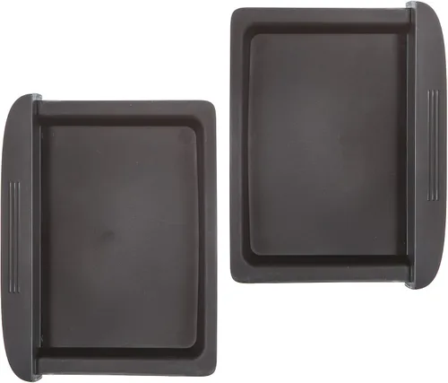 Vista 5 de Glad Tabla de cortar de madera de acacia con bandejas deslizantes atrapa alimentos y desechos Bloque de carnicero de madera maciza con cajones