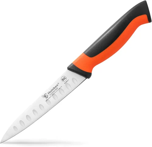 Vista 9 de Cuchillo rebanador de 6 pulgadas con borde Granton, negro, serie DT-40
