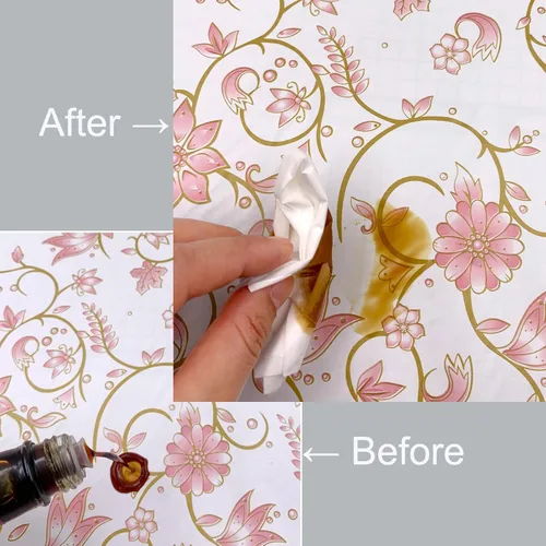 Vista 6 de Revestimiento autoadhesivo floral rosa para estantes, mesa extraíble, papel decorativo para espacios de trabajo, caja de almacenamiento de fotos