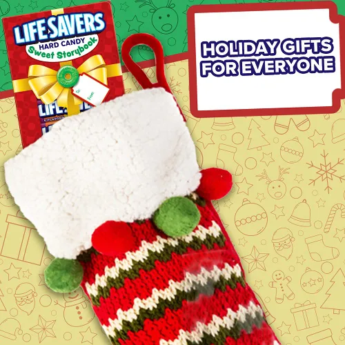 Vista 7 de LIFE SAVERS - Caja de regalo de cuentos dulces navideños de 5 sabores (6 rollos de caramelos)
