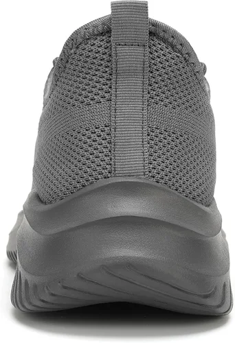 Vista 5 de LCGJR Zapatos de senderismo para hombre, ultraligeros, informales, sin cordones, para entrenamiento, tenis para hombre, malla transpirable, cómoda