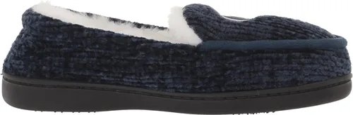 Vista 6 de FOCO Pantuflas tipo mocasín de punto grueso con logotipo del equipo universitario de la NCAA para mujer