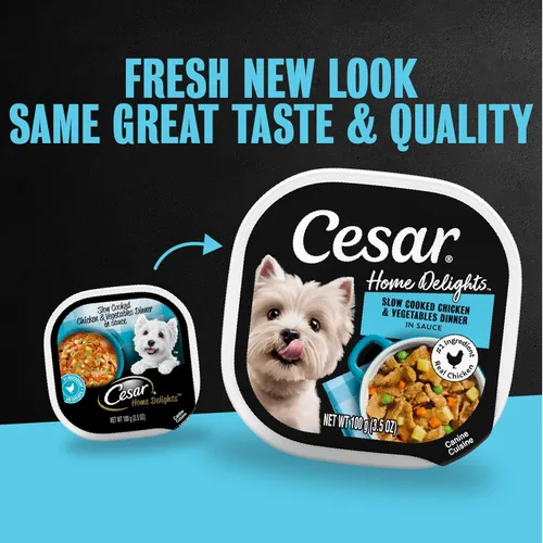 Vista 2 de Cesar - Comida para perro, 36 unidades y 60 unidades, paquete variado