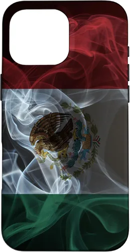 Vista 19 de Smoky Mexico Flag - Funda para iPhone 17 con diseño de orgullo mexicano ahumado