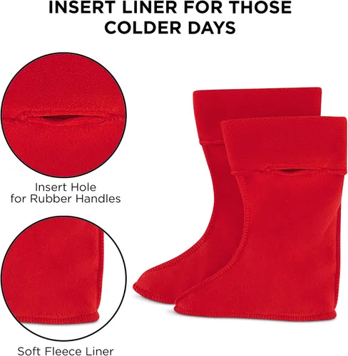 Vista 5 de Nickelodeon Botas de lluvia unisex para niños con forro extraíble suave para nieve