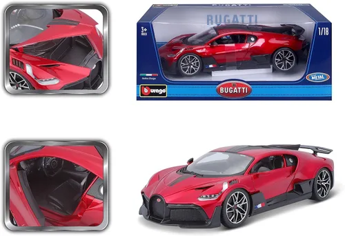 Vista 11 de Bburago 18-11045R Bugatti Divo 1:18 Escala Modelo de coche, rojo