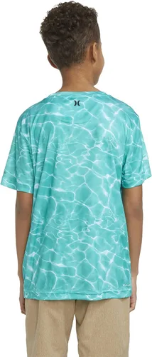 Vista 9 de Hurley Boys' UPF 50+ Rash Guard Swim Shirt