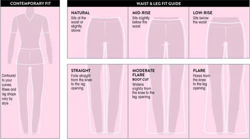 Vista 4 de HeartSoul Pantalones de uniforme médico para mujer, tejido elástico HS030