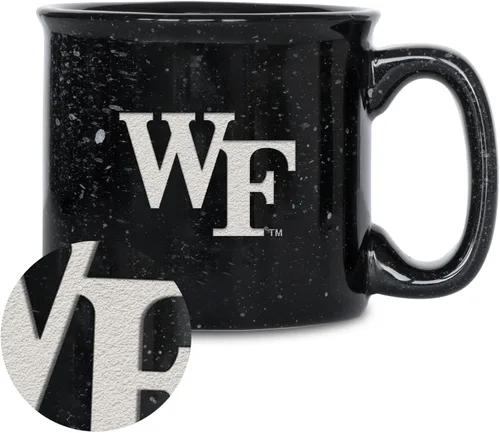 Vista 131 de Rico Industries NCAA Speckle 12oz Laser Engraved Campfire Mug