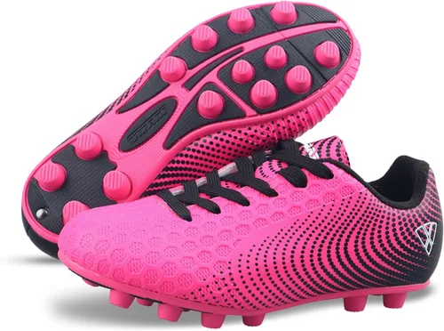 Vista 2 de Vizari USA Stealth - Botines de fútbol para niños y niñas, zapatos deportivos de fútbol para exteriores para niños pequeños, niños grandes, ligeros