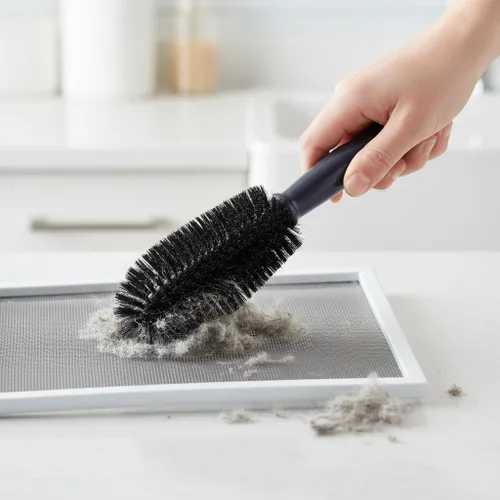 Vista 5 de BRUSHTECH Brushtech - Cepillo para secadora de ropa para pelusas - Negro, juego de 2