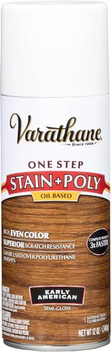 Vista 8 de Varathane 225243H Tinte de un paso a base de aceite + Poli, cuarto de galón, Nuez Americana Dorada