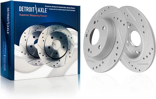 Vista 60 de Detroit Axle - Rotores de freno traseros para Toyota GR Supra BMW 230i 330e 330i 430i 530i 530i 530e 540d 540i xDrive X3 X4 Z4, rotores de freno