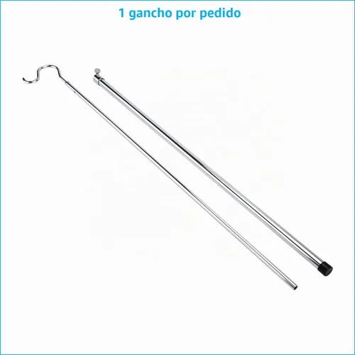 Vista 6 de SSWBasics - Gancho cromado para ropa, ajustable