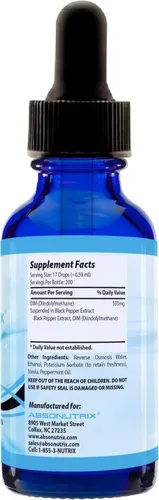 Vista 5 de DIM (Diindolilmetano) Extracto de 593 mg, botella de 4 onzas, 200 porciones potentes, gotas probadas por terceros, absorción rápida, sin gluten