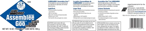 Vista 6 de Lubegard 19260 Dr. Tranny Assemblee Goo, azul, limpiador suave de lubricantes, 16 oz