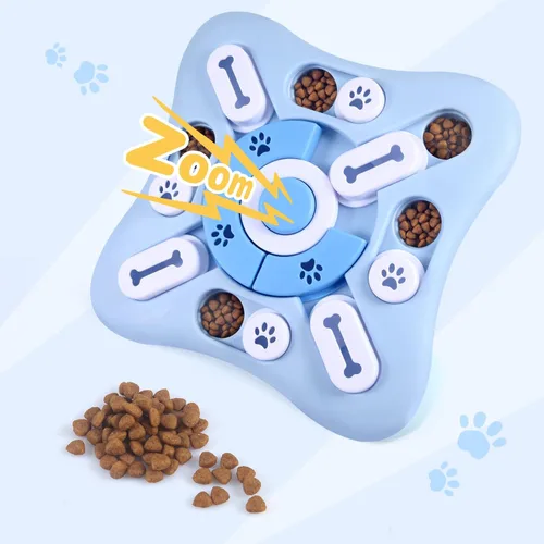 Vista 8 de Juguetes de rompecabezas interactivos para perros grandes, medianos y pequeños, inteligentes, juguetes de enriquecimiento para perros chirriantes