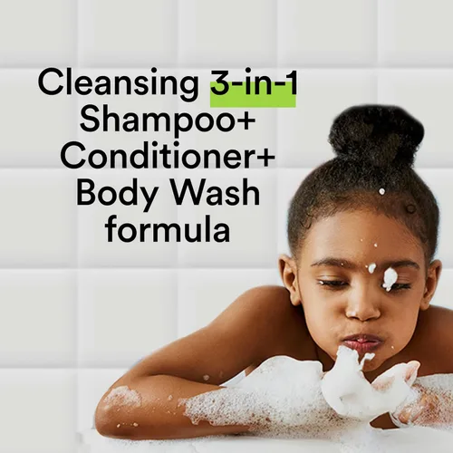 Vista 4 de Suave Kids 3 en 1 sin lágrimas, gel de baño, champú y acondicionador, probado por dermatólogos, Watermelon Wonder, 18 onzas, paquete de 6