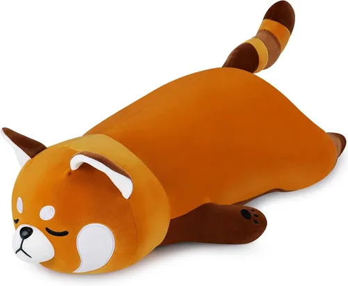 Vista 12 de Peluche de perro salchicha grande de 19 pulgadas, lindo peluche de perro Weiner, juguete de peluche de perro salchicha grande, lindo animal