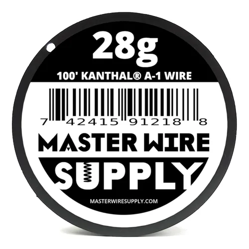 Vista 2 de Kanthal - Cable de calibre 28 A1-100 pies, 0.013 in, 0.013 pulgadas, fabricado en Estados Unidos Master Wire Supply