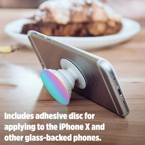 Vista 5 de PopSockets: Agarre plegable y soporte para teléfonos y tabletas - Ombre Omber