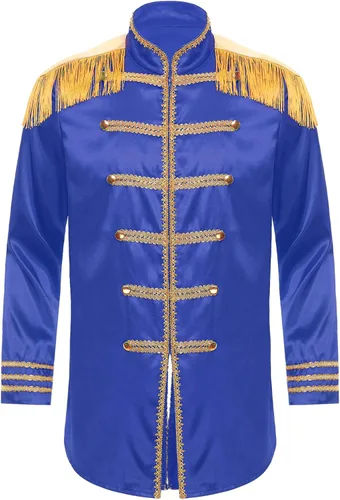Vista 3 de Chaqueta de pimienta SGT para hombre y adulto, estrella de la música hippie de los años 60, Halloween, Navidad, SGT