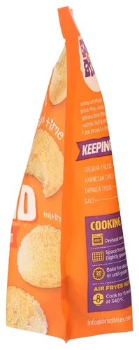 Vista 8 de Brazi Bites - Bocaditos de pan de queso brasileño, original, 11.5 onzas (congelado)
