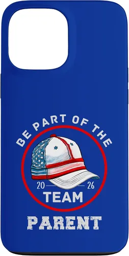 Vista 24 de Be Part of The Team Baseball Design Parent Version 2026 Case for iPhone 17