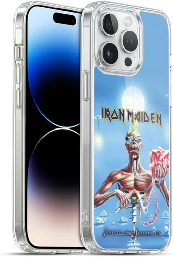 Vista 245 de Head Case Designs Funda de gel suave con licencia oficial de Iron Maiden Brave New World, compatible con Apple iPhone 7 Plus/iPhone 8 Plus Nuevo