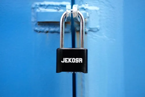 Vista 7 de JKE/50 [Weatherpoof] Cerradura de combinación resistente al aire libre - Cerradura con código de 4 dígitos [sin llave] - Ideal para puerta