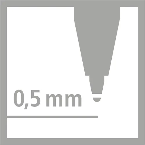 Vista 4 de Rollerball ergonómico - STABILO EASYoriginal Recambios - Paquete de 3 - Negro