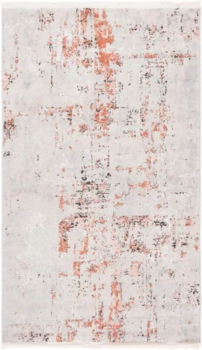 Vista 11 de SAFAVIEH Shivan Collection - Alfombra decorativa de 2 pies 2 pulgadas x 4 pies, gris y dorado, diseño abstracto moderno, no desprende pelusa