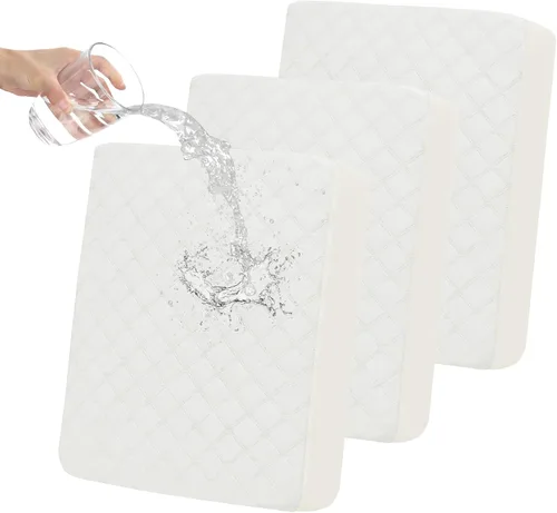 Vista 23 de Easy-Going Funda de cojín impermeable para silla, antideslizante, a prueba de fugas, acolchada y elástica, protector de muebles para perros, Beige