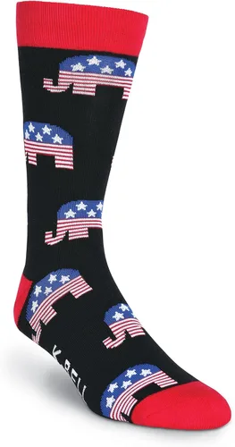 Vista 54 de K. Bell, calcetines retro varsity de lechuga para mujer Adultish (negro)