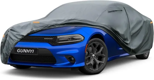 Vista 13 de GUNHYI Funda de coche de 16 capas para automóvil deportivo Coupe pequeño impermeable para todo tipo de clima, ajuste universal Mazda Miata/MX-5, BMW