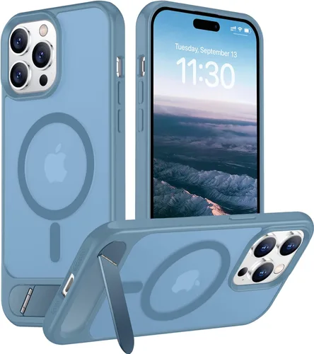 Vista 134 de Funda para iPhone 11 con compatibilidad magnética, [Soporte invisible incorporado][Compatible con MagSafe]