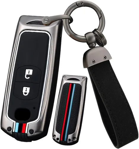 Vista 11 de ontto Funda inteligente de metal para llave de automóvil, protector de llave de silicona suave para CX3, CX5, CX7, CX9, MX5, entrada sin llave