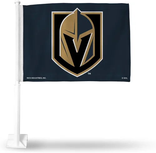 Vista 25 de Rico Industries Bandera de coche alternativa de doble cara de la NHL