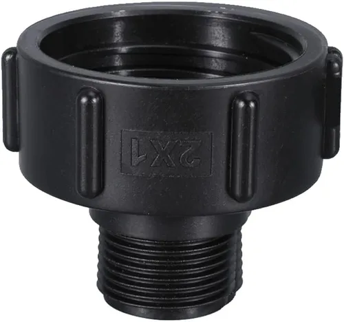 Vista 9 de Accesorios de bolsa para tanque de agua, adaptador de tanque de asas IBC Adaptador de transferencia de 2 pulgadas al conector de montaje de manguera