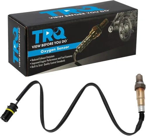 Vista 223 de TRQ Sensor de Oxígeno O2 de 4 Hilos de Banda Estrecha Compatible con VW Atlas 2.0L 2018-21, VW GTI 2.0L 2016-18, Audi A3 Quattro 2.0L 2015-18, VW